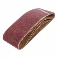 Лента шлифовальная 75х457 мм, Р60, 3шт, тканевая основа, оксид алюминия, РемоКолор