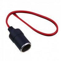 Патрон прикуривателя на проводах, 0.75 мм2, 120Вт, 30см провод, 12В/10А NG