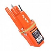 Насос вибрационный, кабель 24м, верхний забор, 250Вт, напор 60м, 1080л/час, PATRIOT VP 24В