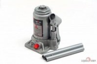 Домкрат гидравлический бутылочный 2 т, h подъема 161-374мм, двухштоковый СЕРВИС КЛЮЧ