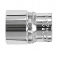 Головка 1/2" 6гр. 20мм FLANK. с насеч. CrV