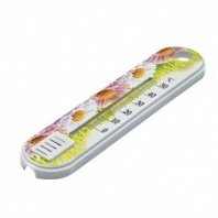 Термометр оконный комнатный "Цветок", от 0°C до +50°C, 190х45мм