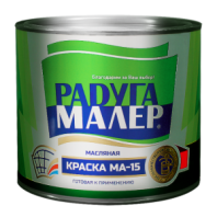 Краска МА-15 0,9кг, масляная, ярко-зеленая Радуга