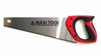 Ножовка по дереву 350мм, средний зуб, 7 TPI, зуб 3,5мм, 3D, средний зуб, двухкомп. рукоятка,MaxiTool