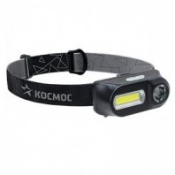 Фонарь налобный светодиодный аккумуляторный, сменный 3Вт 180Лм Li-Ion1200mAh microUSB, KocH3WDLith(K-H3), (шт.