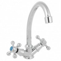 Смеситель для кухни, Frap, с кран-буксой, хром, F4008-2