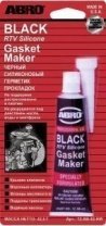 Герметик силиконовый термостойкий 42,5г черный ABRO