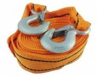 Трос буксировочный 5т, 4м, 2 крюка, эконом СЕРВИС КЛЮЧ