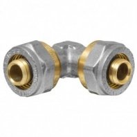 Металлопластиковый уголок d16х16, с цангой, MasterProf, ИС.072575