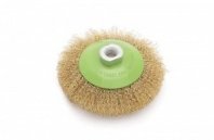 Щетка металл. для УШМ 115мм/М14 тарелка пушистая проволочная конусная Дело техники ДТ