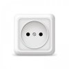 Розетка 1 гнездо О/У, б/з, белая, 10А, О0022(G-O0022) ОЛИМП