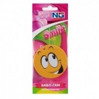 Ароматизатор бумажный "Смайл", Бабл Гам, Дизайн GC NEW GALAXY