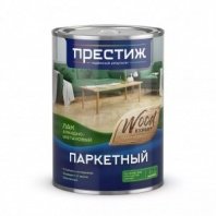 Лак паркетный 0,9кг, полуматовый, алкидно-уретановый, для внутр работ, Престиж