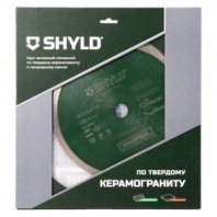 Алмазный диск сплошной 250х25,4мм, по твердому керамограниту/камню, SHYLD 30350