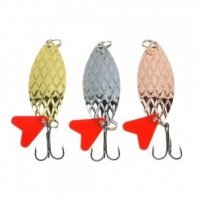Блесна колеблющаяся, "Кристалл", 18гр, 3 цвета AZOR FISHING камуфляж