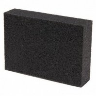 Губка абразивная шлифовальная 100х70х25мм, P100 средняя жесткость Сибртех