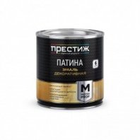 Эмаль декоративная 0,2кг, Патина, красное золото, универс, Престиж