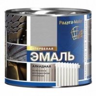 РАДУГА эмаль для радиаторов АЛКИДНАЯ 0,4 кг(28)