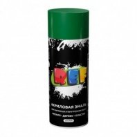Эмаль зеленая глянцевая 520мл акриловая, REF