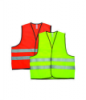 Жилет сигнальный из полиэстера, плотность 100 г/м2, лимонный