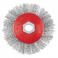 Щетка металл. для УШМ 100мм/М14 тарелка пушистая ЕРМАК