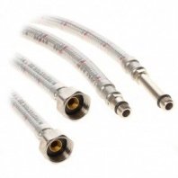 Подводка для смесителя 1,0м 1/2", М10, 2шт, сталь, полимер, Frap, F92-10