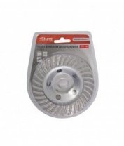 Чашка алмазная 125мм зачистная турбо, 36 сегментов, Sturm