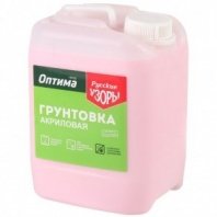 Грунт глуб.проник. 5л, для наруж. и внутр. работ, акрил, Оптима R103, Русские узоры