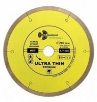 Алмазный диск сплошной 200x25,4/22мм, тонкий hot press Trio Diamond