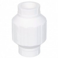 Клапан обратный полипроп, d25 мм, бел, РосТурПласт