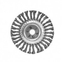 Щетка металл. для УШМ 175/22мм дисковая крученая, стальная, Pobedit