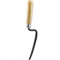 Кельма-расшивка 10мм, дерев. ручка, для внешних швов, вогнутый