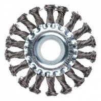 Щетка металл. для УШМ 100/22мм дисковая крученая ЕРМАК