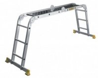 Лестница-трансформер алюм. 4х3 Т 433SP с платформой (094*178*345 см) РемоКолор