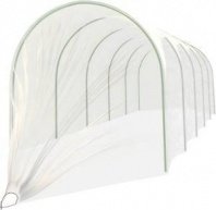 Парник в сборе Polyagro Gold 6м с металлическими дугами в ПВХ оболочке, спанбонд 40 г/м2