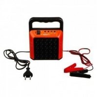 Зарядное устройство трансформаторное автомат, 6A, 6В/12В, пластик корпус ЕРМАК