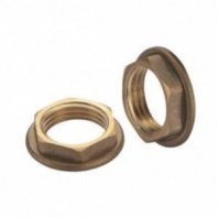 Контргайка 3/4", Ду20, латунь, DN20, с бортиком, Frap