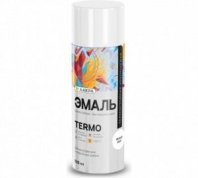 Эмаль термостойкая белая матовая 520мл кремнийорганическая, 300 С Лакра