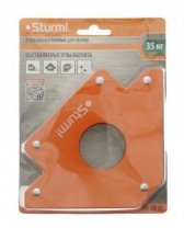 Угольник магнитный 3 угла, до 35кг, угол 45, 90, 135 для сварки, Sturm!