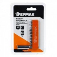 Набор бит с магнитным адаптером, 10шт, биты 25мм ЕРМАК