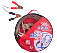 Провода пусковые (прикуриватель) TREK в сумке 500А  3.6м