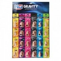 Ароматизатор подвесной Gravity дисплей, 24 шт, цена за шт NEW GALAXY