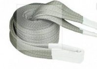 Трос буксировочный 27т, 6м, полиэстер, шириной 180мм с петлями МАЯКАВТО