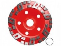 Чашка алмазная 125мм зачистная чистовая обработка, Extra Профи