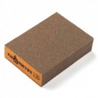 Губка абразивная шлифовальная 100х70х25мм, P120 ГШ-120 Квалитет