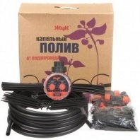 Набор для капельного полива от водопровода, на 30 раст, с тайм, Жук, 8211-00