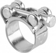 Хомут силовой 23-25мм, цинк (20 шт в пакете) STARFIX