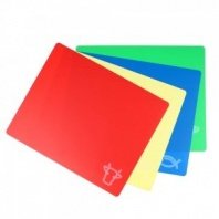 Набор разделочных досок 4шт полипропиленовых 32,5х26,5см гибкие