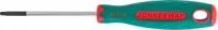 Отвертка TORX с отверстием T10х80мм, магнит. наконеч., 2К ручка, ANTI-SLIP GRIP, D71T10