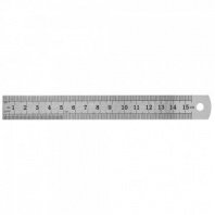 Линейка 150мм, металл. Ермак